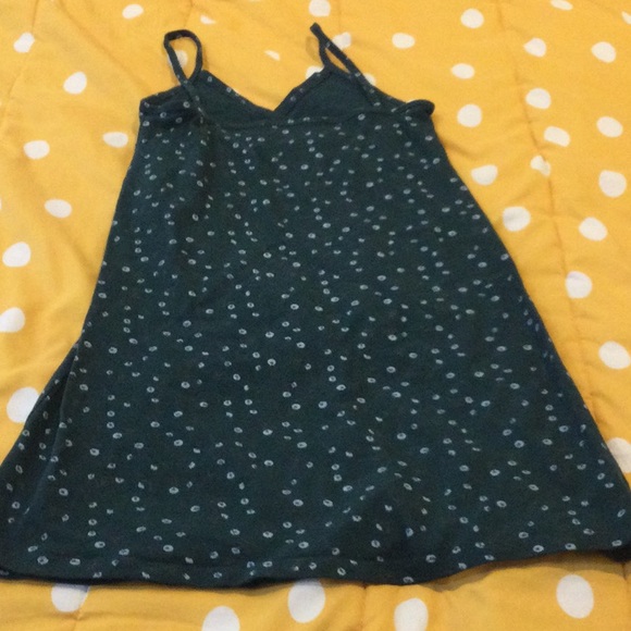 BRANDY MELVILLE Forest green floral mini dress - Picture 5 of 5